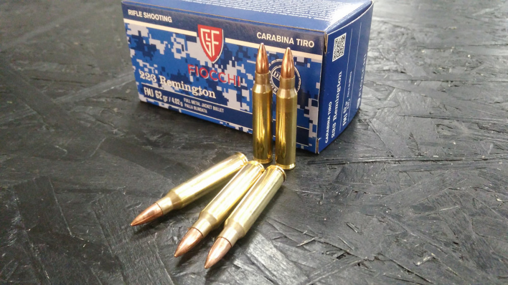 Náboje .223 Remington Fiocchi 62gr FMJ č.1