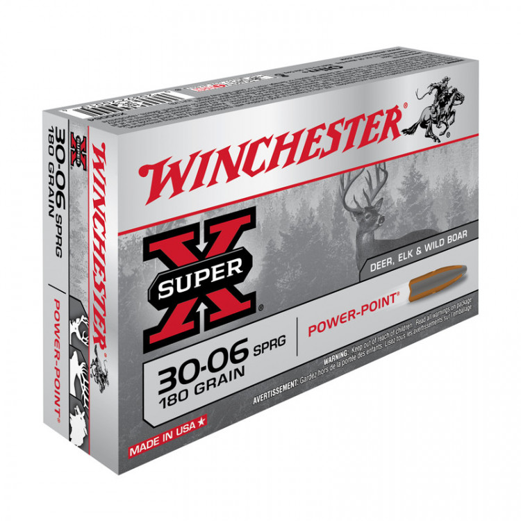 Náboje Winchester .30-06 Springfield Super-X 180 grs