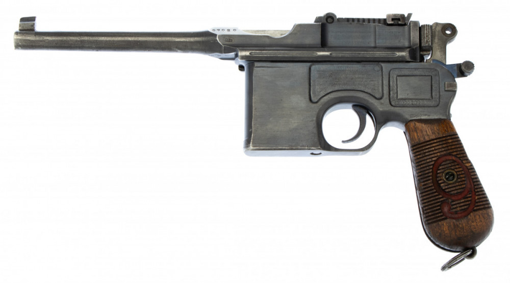 Pistole samonabíjecí Mauser C96 + pažba - 9mm Luger - KOMISE