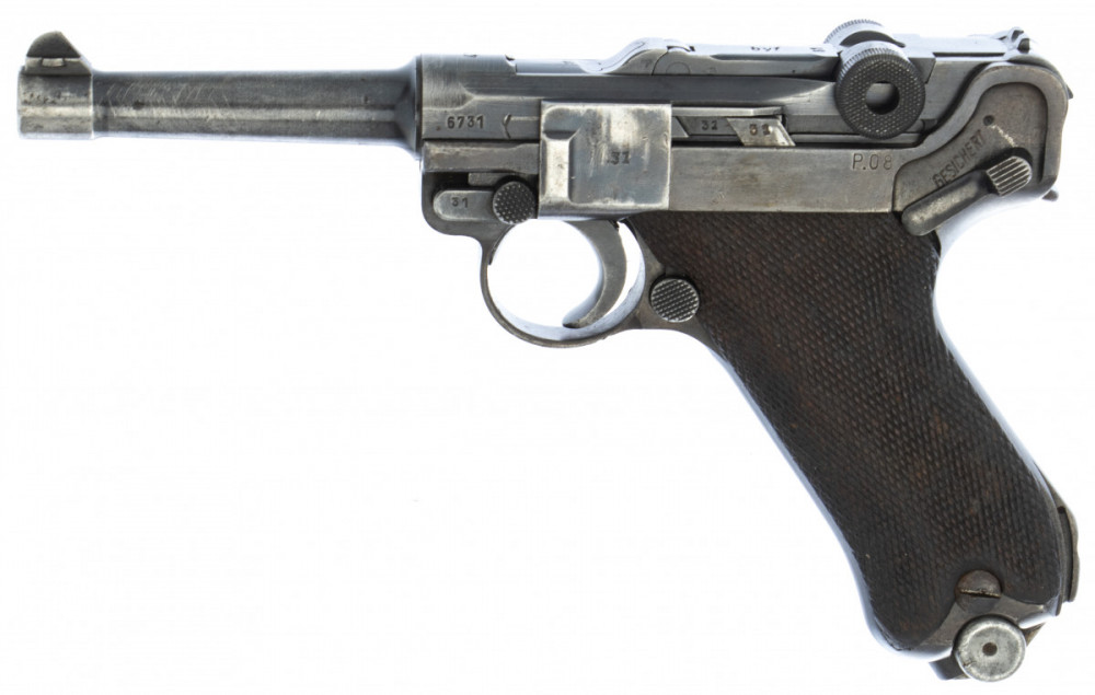 Pistole samonabíjecí Mauser P.08 s pouzdrem - KOMISE