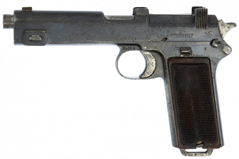 Pistole samonabíjecí Steyr M1912 s pouzdrem - KOMISE