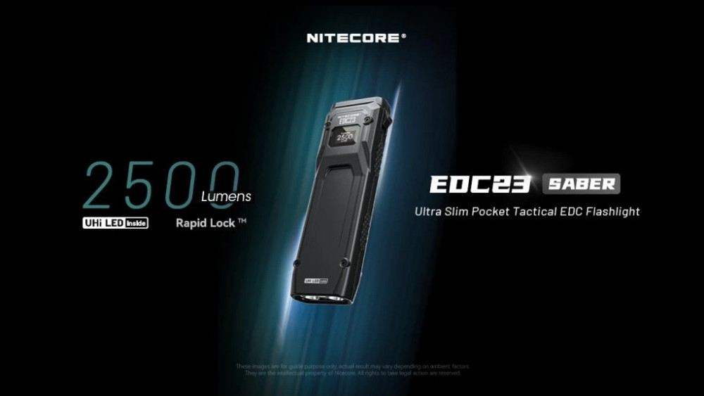 Svítilna NITECORE EDC23 Saber - 2500 lm č.5