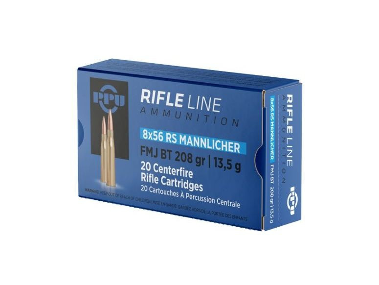 Náboje 8x56 RS Mannlicher (PPU)