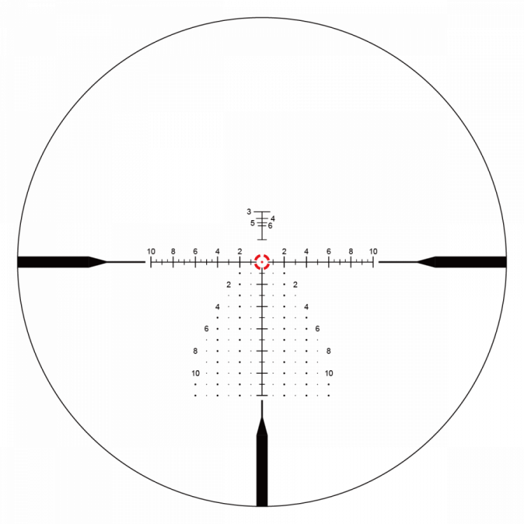 Puškohled VECTOR CONTINENTAL X10 1-10x28 ED FFP RAD-C č.12