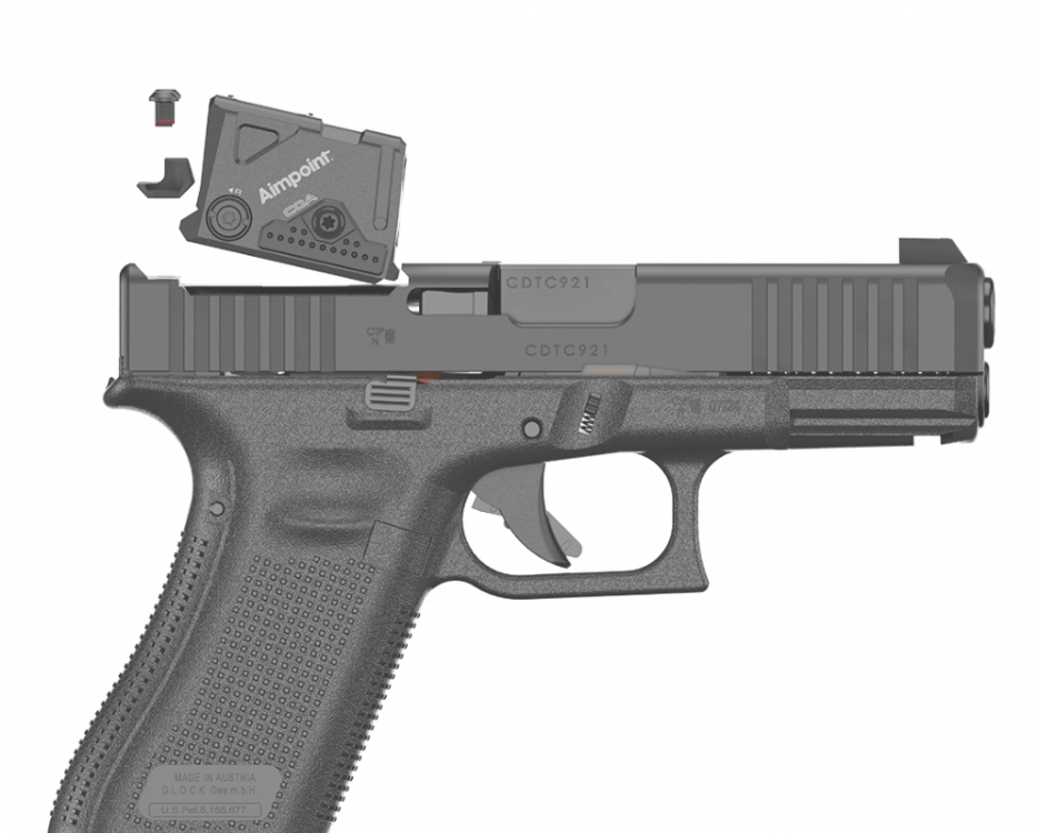 Pistole samonabíjecí Glock 19 Gen 5 A-CUT + Aimpoint COA č.6